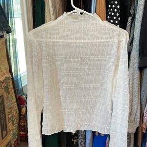 White top see through size XL